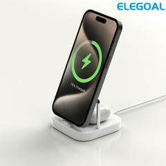 E-V25 3-in-1 MagSafe Foldable Charging Stand