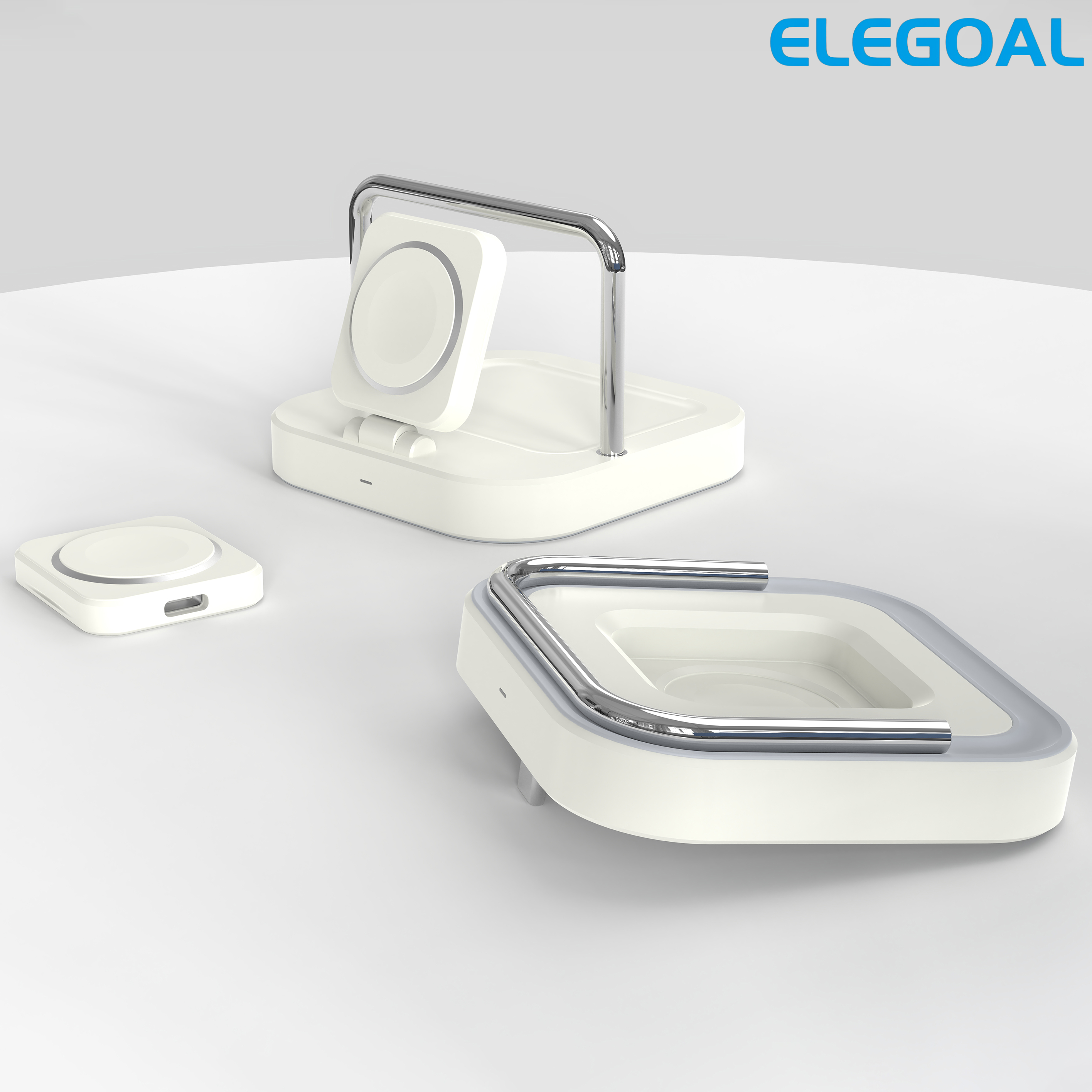 E-V25 3-in-1 MagSafe Foldable Charging Stand